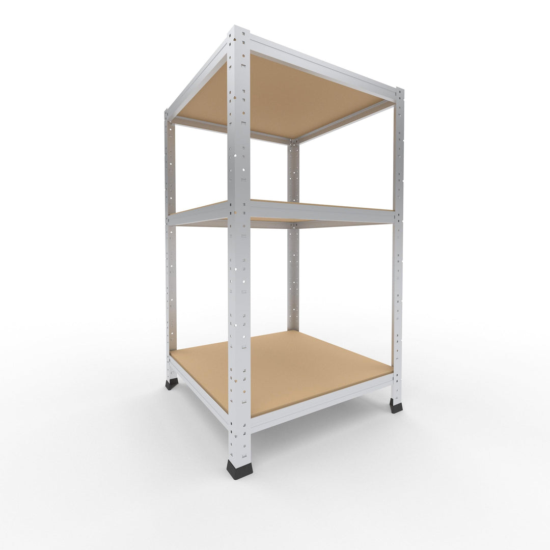 shelfplaza® 100x60x60cm Home Schwerlastregal verzinkt/Metallregal mit 3 Böden/Kellerregal Metall, Ga