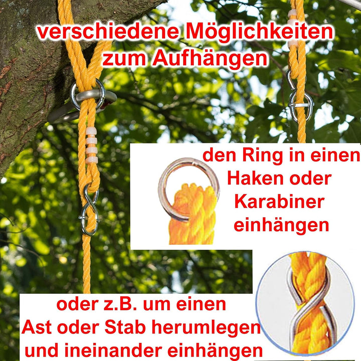 alles-meine.de GmbH Holz Schaukel Farb &amp; Modellwahl Brettschaukel - massives Naturholz - Schaukel au