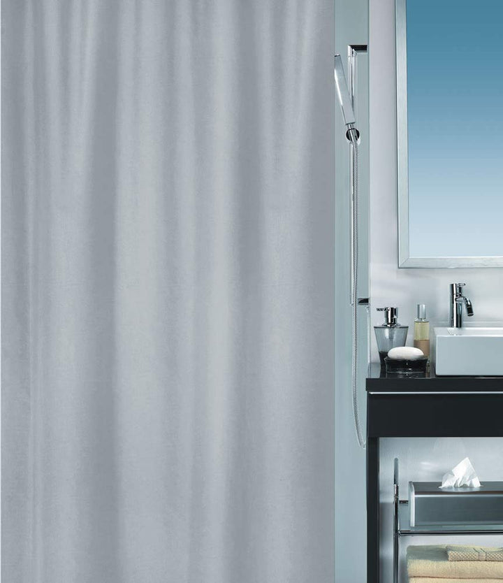 Spirella Anti-Schimmel Duschvorhang - Anti-Bakteriell, waschbar, wasserdicht - Polyester, „Primo “ 1