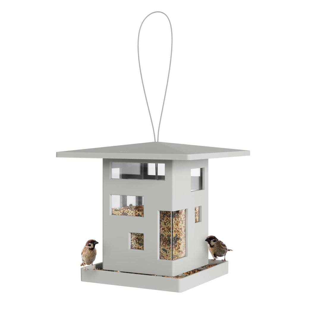Umbra Bird Cafe Vogelhaus, Moderner Vogelfutterspender zum Aufhängen, Vogelfutterhaus mit architekto