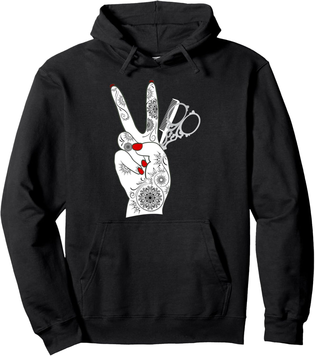 Damen Friseur | Geschenk Meister Gesellin Tatoo Pullover Hoodie