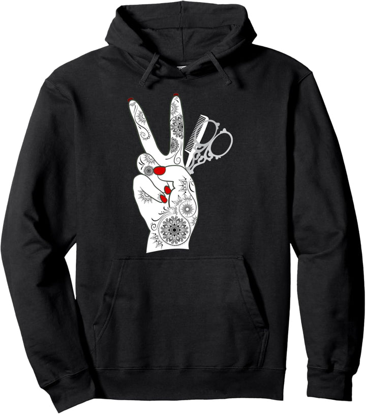 Damen Friseur | Geschenk Meister Gesellin Tatoo Pullover Hoodie