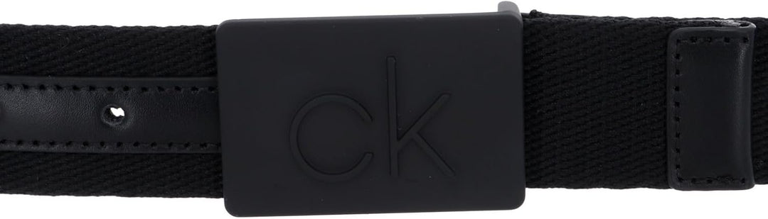 Calvin Klein CK Debossed Belt W105 CK Black