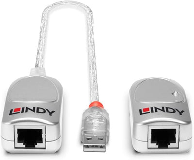 LINDY 42805 50m USB 1.1 Cat.5 Extender LINDY USB-Verlängerung – CAT5 USB-Extender (bis zu 50 m), LIN