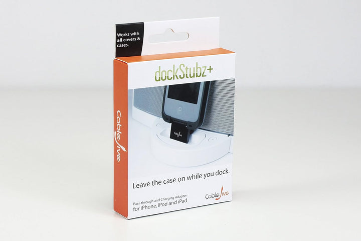 CableJive dockStubz +, Dock Ladeadapter, Schwarz