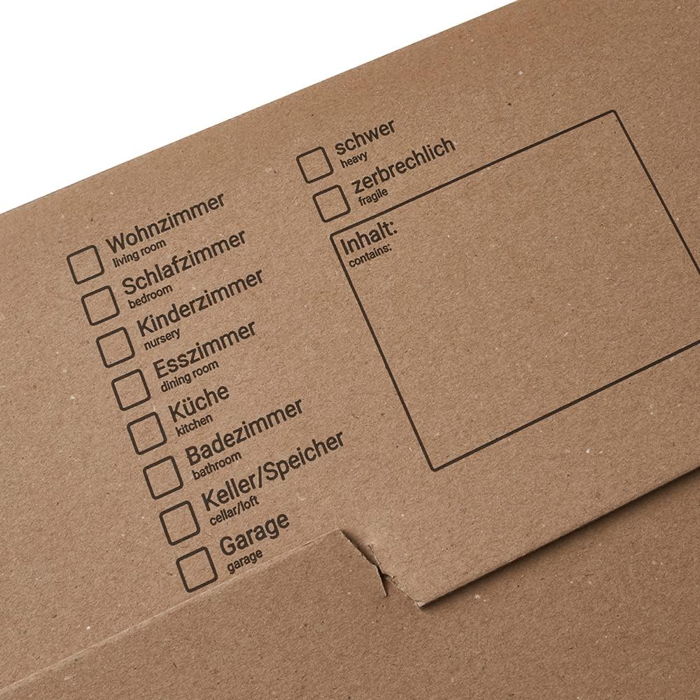 BB-Verpackungen 20 x Umzugskarton aus recycelter Pappe, sehr stabil mit doppeltem Boden (belastbar b