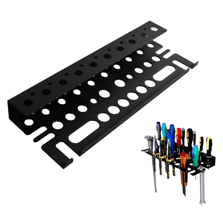 ROSYLEVE Wandmontierter Werkzeug-Organizer 40cm Wandmontierter Werkzeughalter Metall Werkzeuglagerre