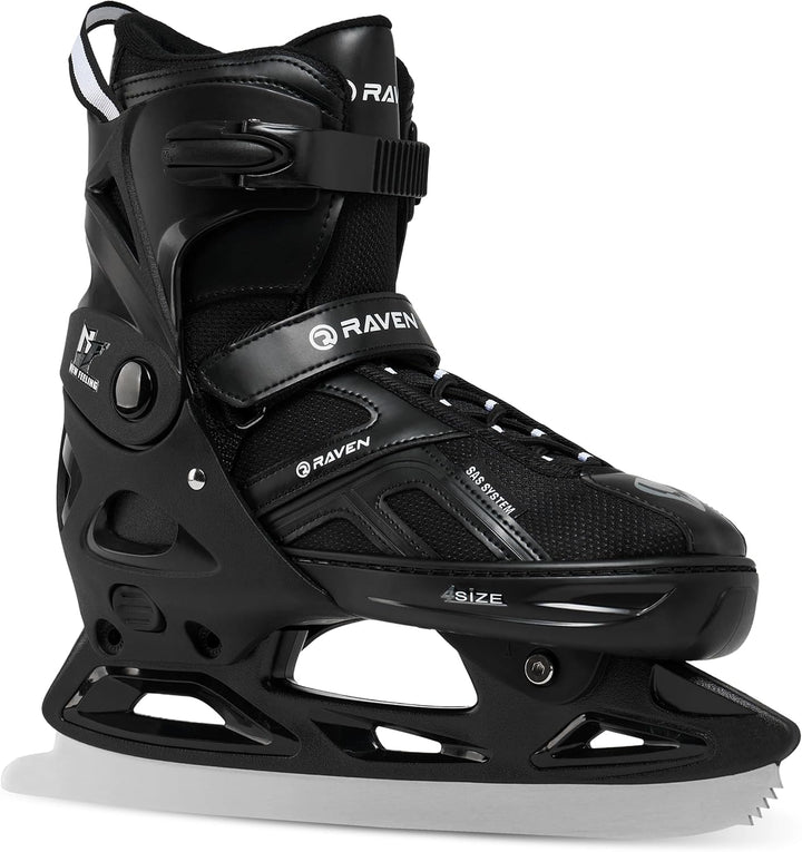 Raven Pulse Black/Mint 2in1 Verstellbare Schlittschuhe und Inline Skates - Inliner für Kinder und Er