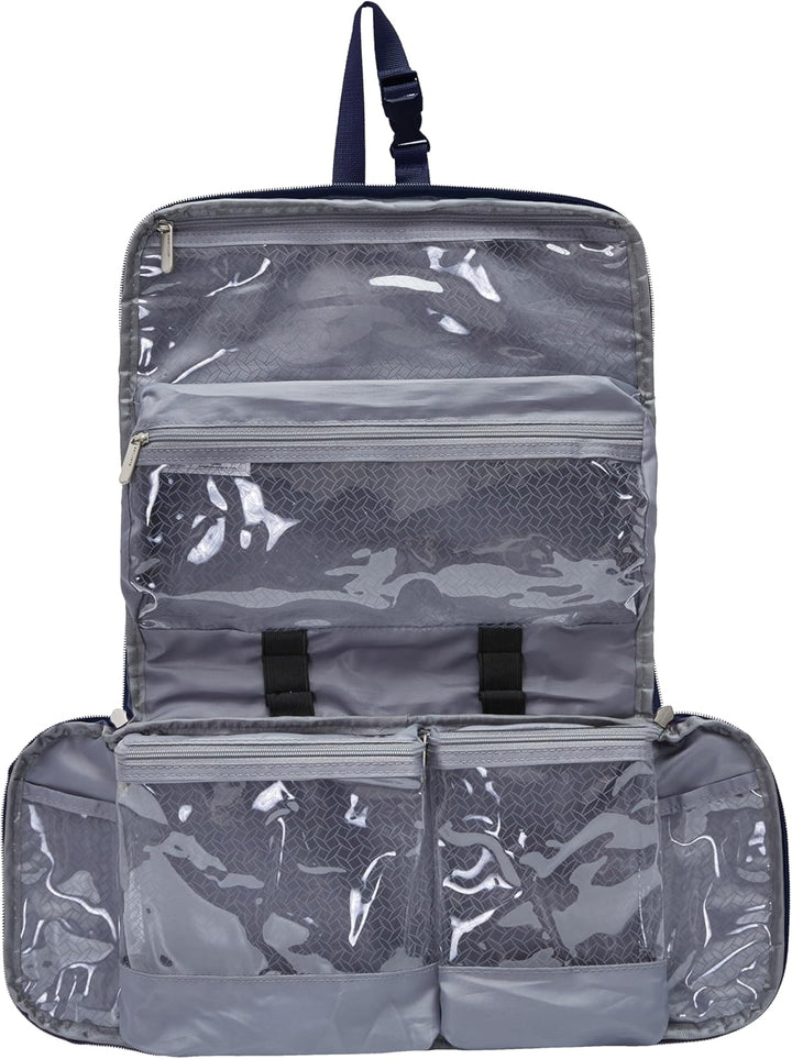 Travelon: Kulturset für Gepäck, flach, Midnight, Midnight, Reise-Kosmetik-Set zum Aufklappen, Midnig
