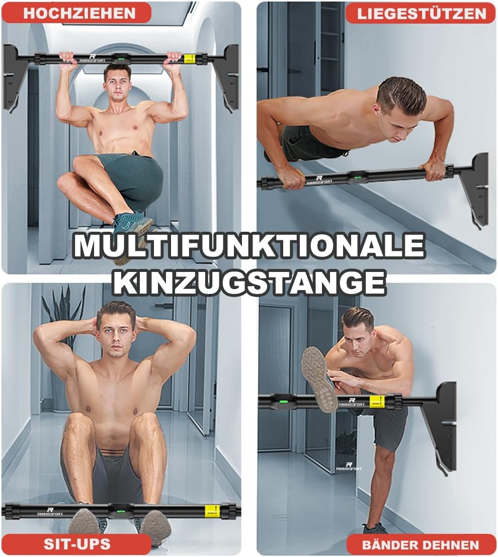 Klimmzugstange schwarz, schwarz