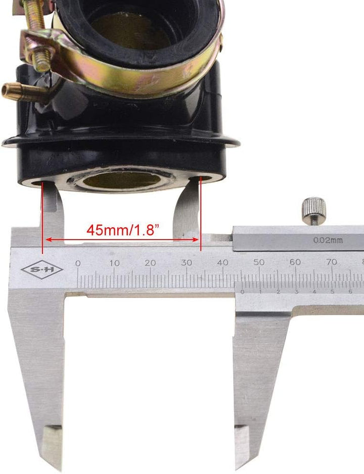 WOOSTAR PD24J Vergaser mit 42mm Luftfilter Ansaugstutzen Ersatz für 4 Stroke GY6 125ccm 150ccm Taota