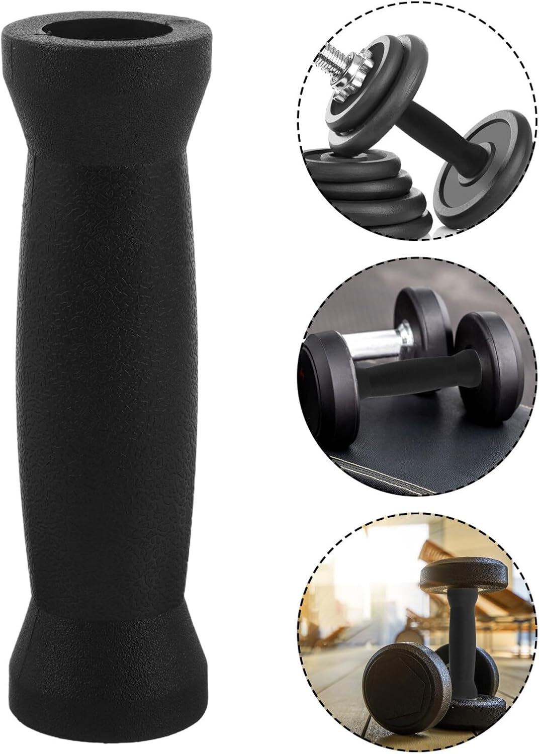 Antirutsch-griffschutz für Hantelstangen PVC Beschichtung Ergonomisch Gepolstert Strapazierfähig für