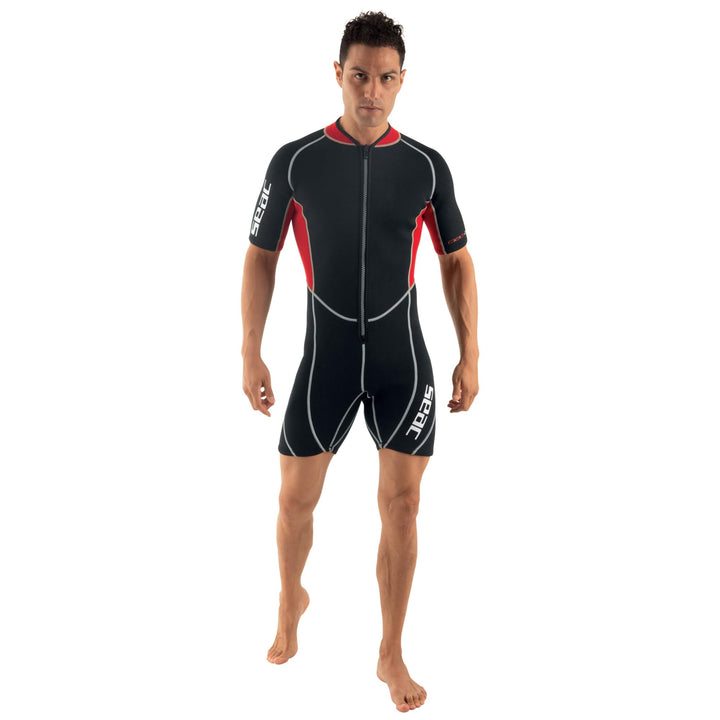 Seac Ciao Man, Kurzarmanzug für Herren aus 2,5 mm-Neopren zum Schnorcheln, Tauchen und andere Wasser
