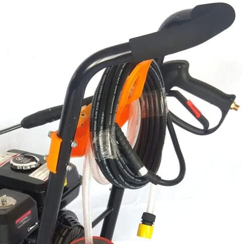 Benzin Hochdruckreiniger Motor Dampfstrahler FläChenreiniger Mit Schlauch Benzinmotor 170 Bar 5 Spez