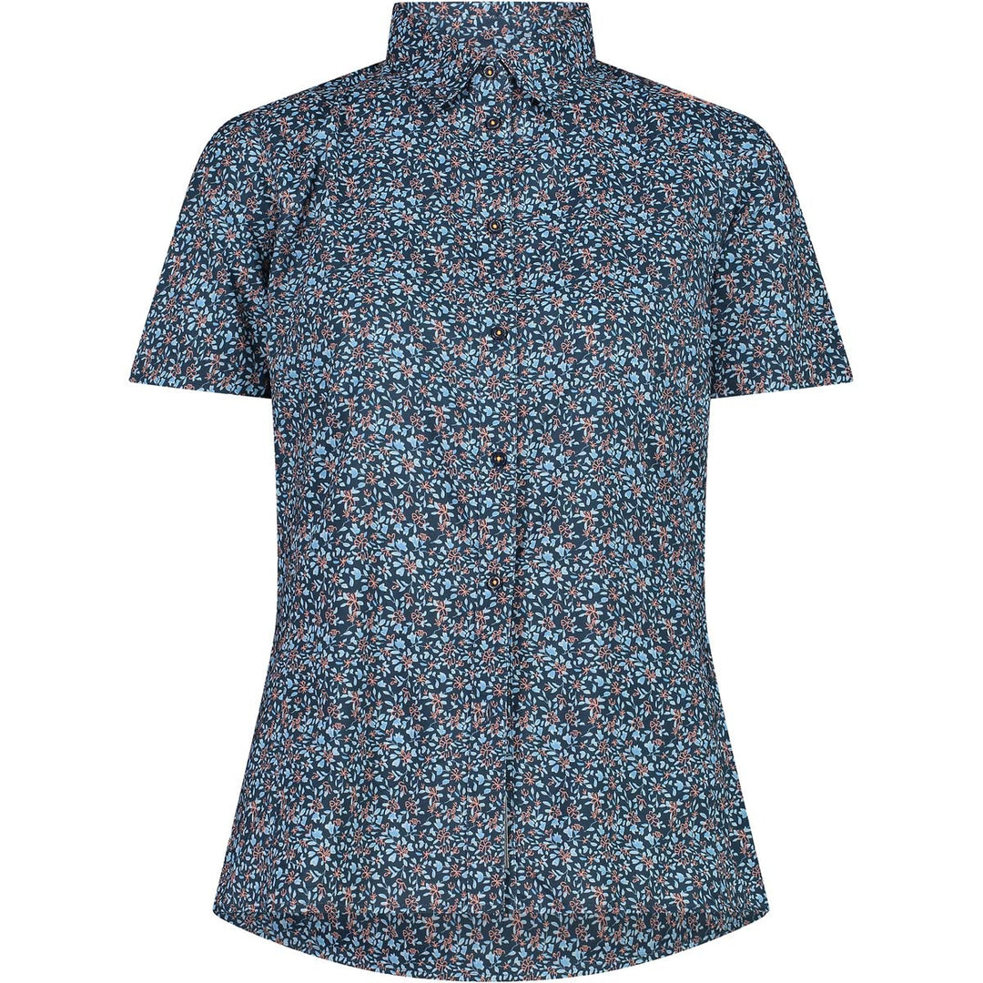 CMP Damen Bluse Outdoorbluse Hemd 40 07yn Blue-c.blue-sunrise, 40 07yn Blue-c.blue-sunrise