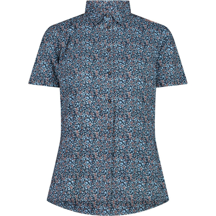 CMP Damen Bluse Outdoorbluse Hemd 40 07yn Blue-c.blue-sunrise, 40 07yn Blue-c.blue-sunrise