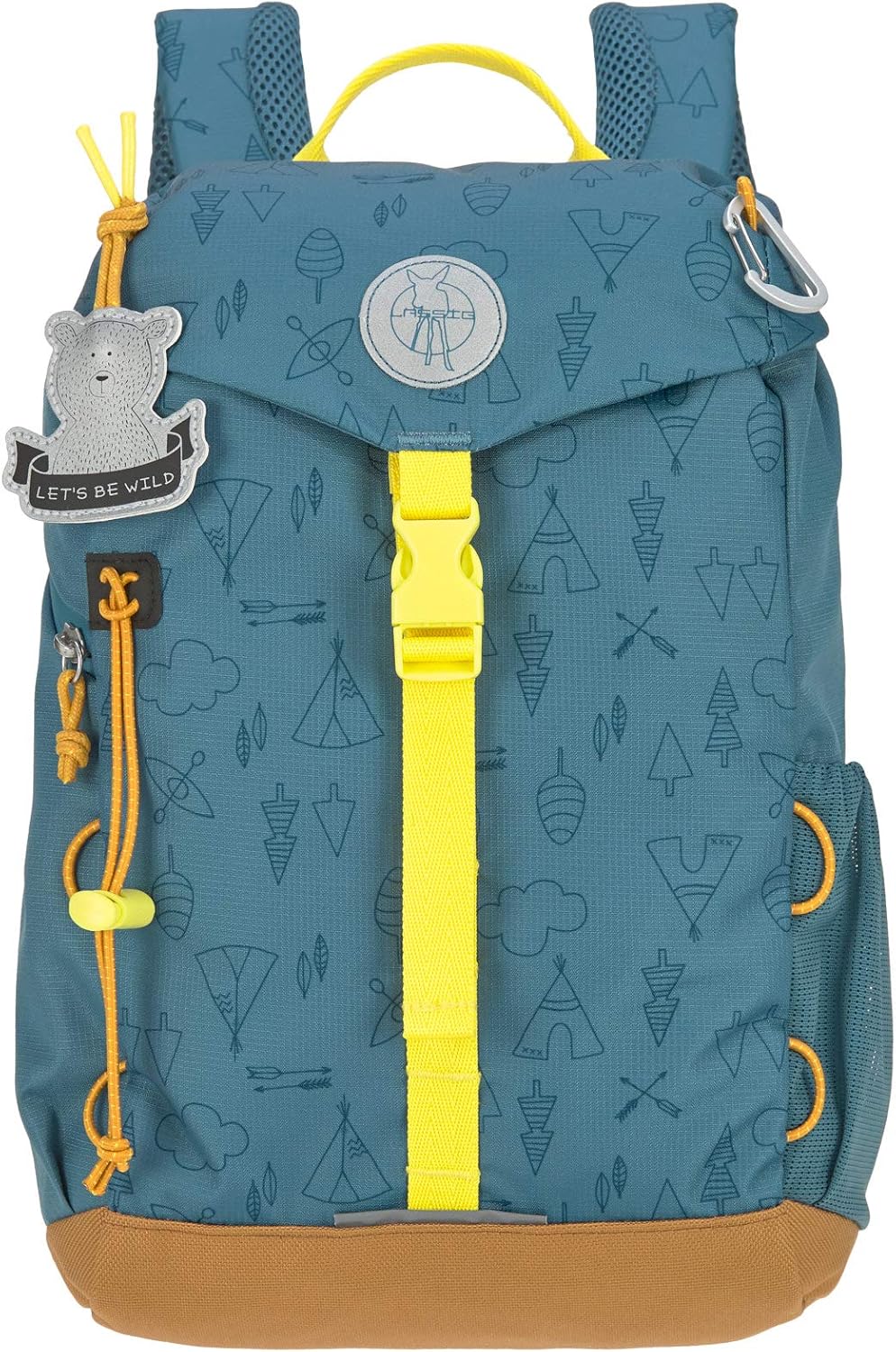 LÄSSIG 1203023400 Kinder Wanderrucksack Kinderrucksack Ausflug & Kinder Brotdose Edelstahl Lunchbox