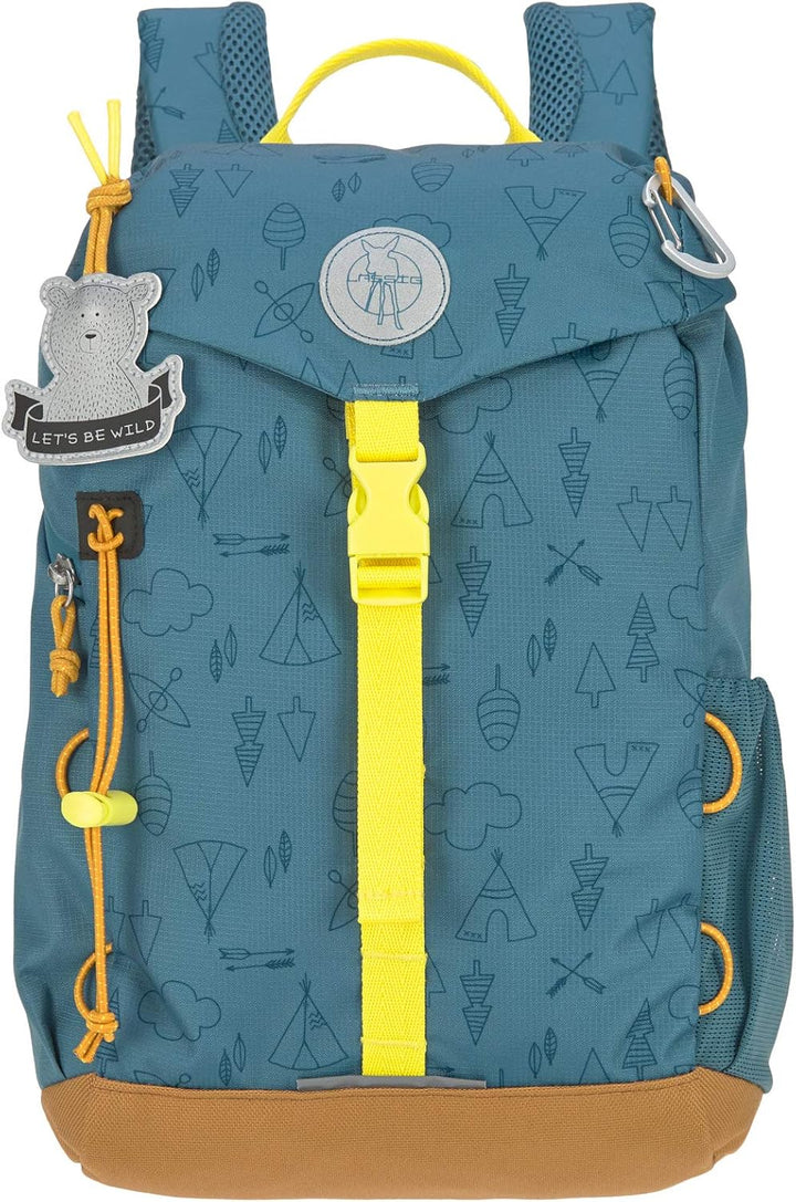 LÄSSIG 1203023400 Kinder Wanderrucksack Kinderrucksack Ausflug & Kinder Brotdose Edelstahl Lunchbox