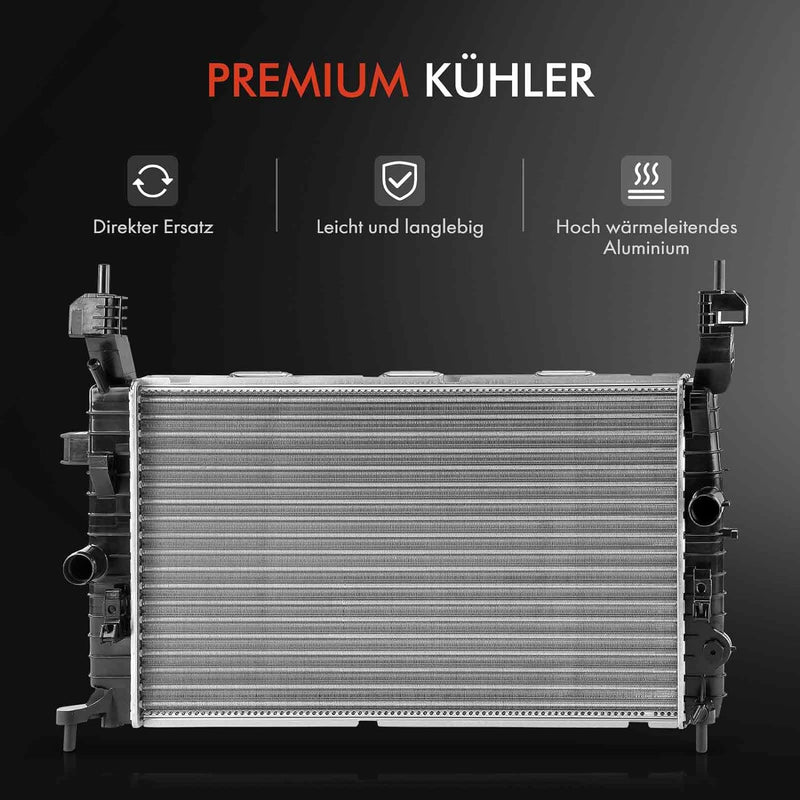 Frankberg Kühler Wasserkühler Motorkühler Schalt-/optional Automatikgetriebe Kompatibel mit Meriva X