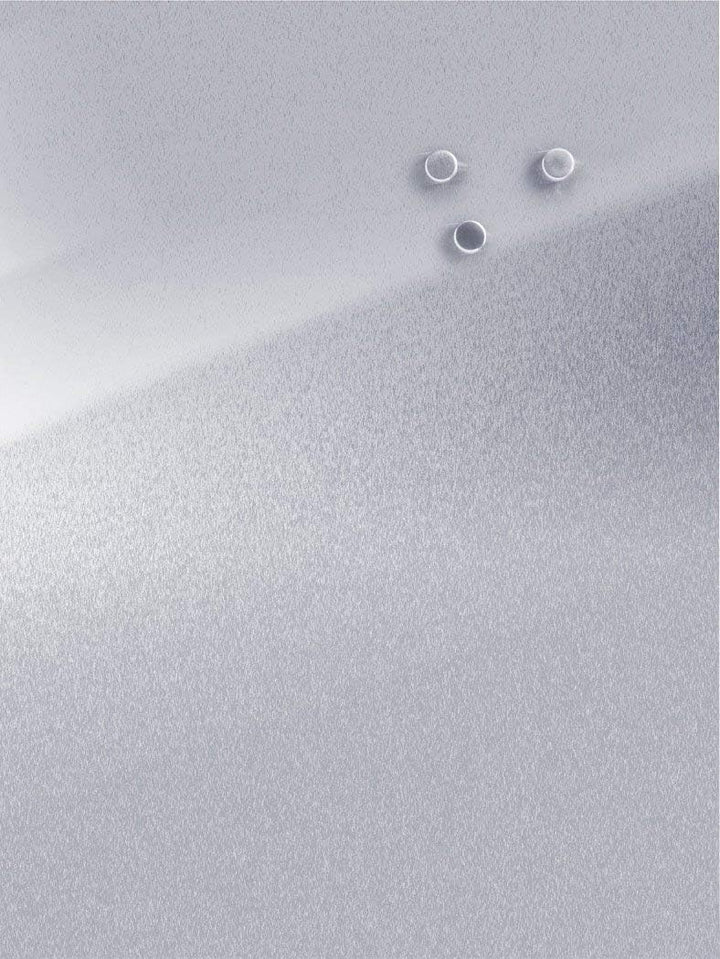 Zeller 11119 Magnettafel 60 x 80 cm, edelstahl 60 x 80 cm Single, 60 x 80 cm Single