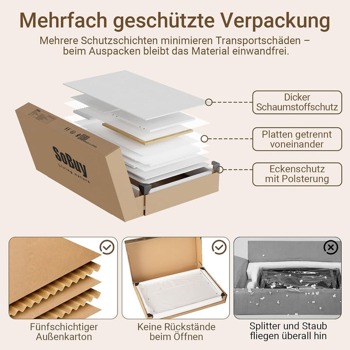 SoBuy Schuhschrank schmal mit 2 Klappen Platzsparender Schuhkipper Hoch Kommode Schuhregal geschloss