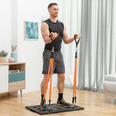 InnovaGoods Integriertes tragbares Trainingssystem mit Übungsanleitung Gympak Max