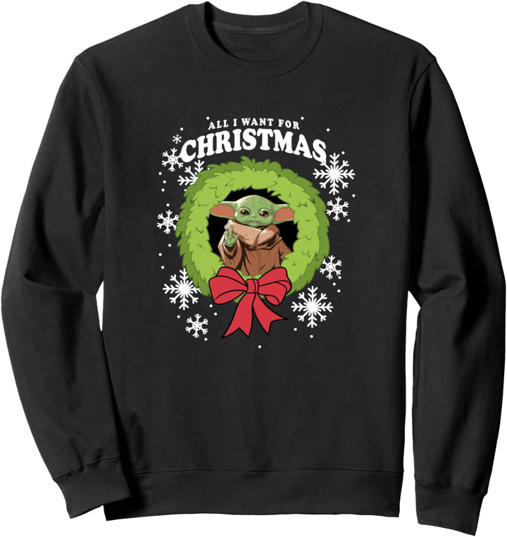 Star Wars: The Mandalorian All I Want For Christmas Sweatshirt