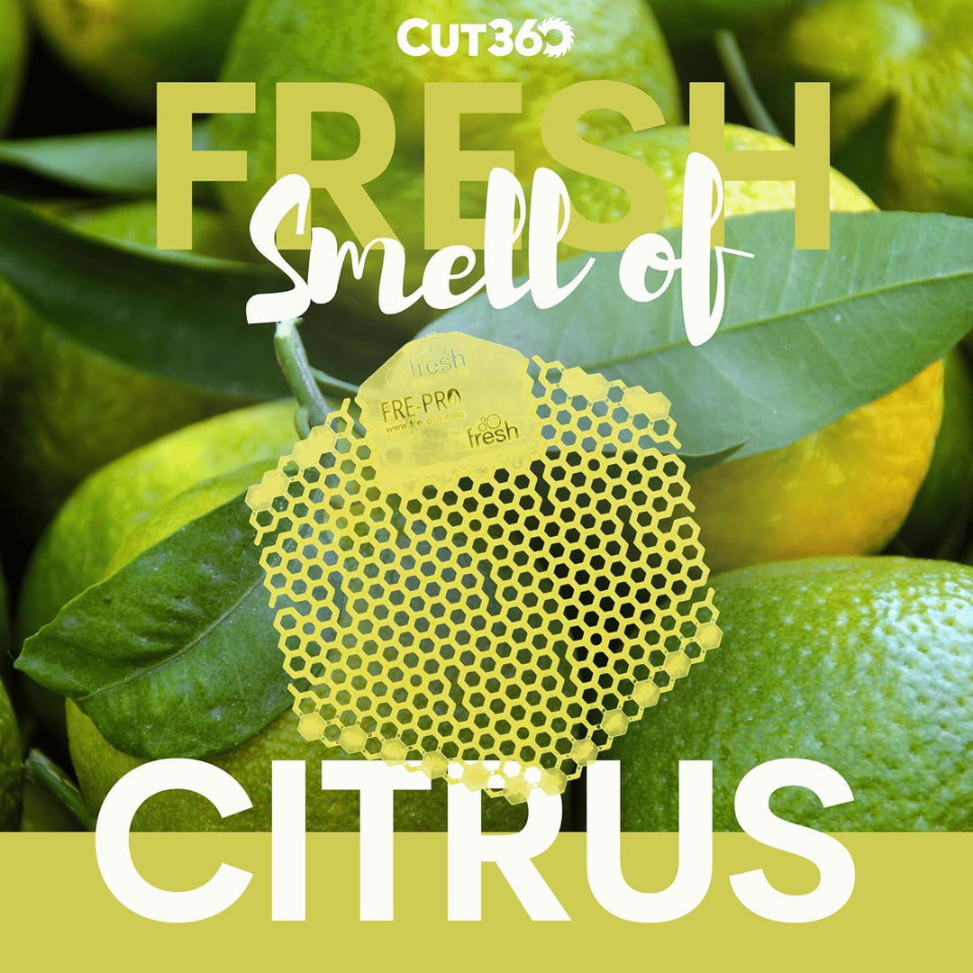 Fre-Pro WAVE 3D - Pissoir & Urinal Einsatz - 30 Tage Frischewirkung - Citrus, 10 Stück WAVE 3D, 10 S