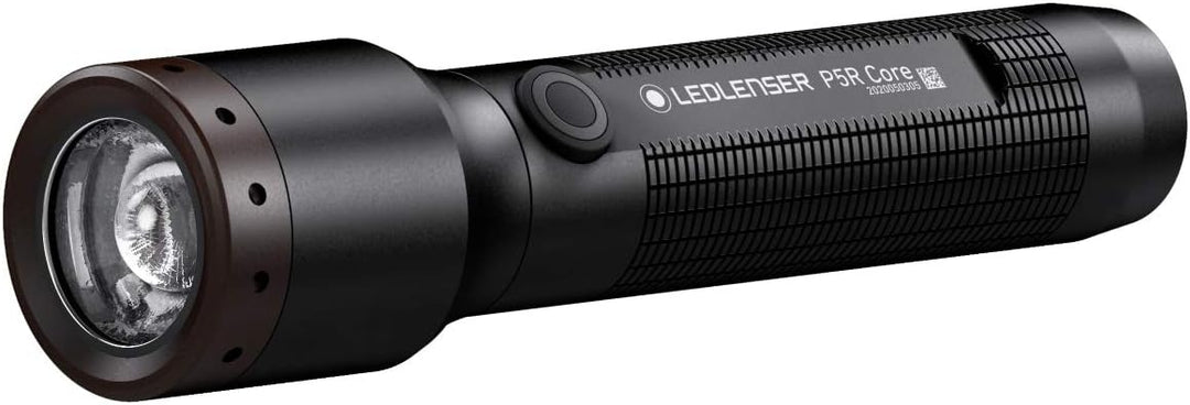 Ledlenser Kopflampe, Schwarz & 502178 P5R Core, Taschenlampe LED, 500 Lumen, Leuchtweite 250 Meter,