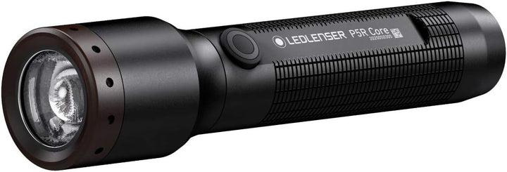 Ledlenser Kopflampe, Schwarz & 502178 P5R Core, Taschenlampe LED, 500 Lumen, Leuchtweite 250 Meter,
