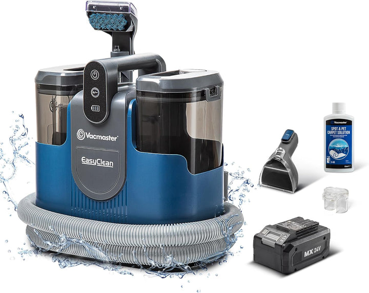 Vacmaster Kabelloser Waschsauger Teppichreiniger Fleckenreiniger für Teppiche, Vorleger, Polster, Tr