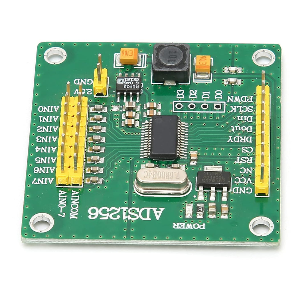 Eujgoov Analog-Digital-Wandlermodul 24 Bit 8 Kanal Hochgenaues ADC-Erfassungsdatenerfassungsmodul AD