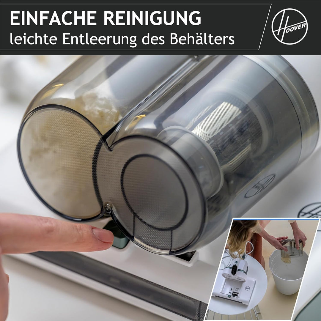 Hoover Milbensauger für Matratzen & Polster, mit Staubsensor & UV-Licht zur Entfernung von Staubmilb