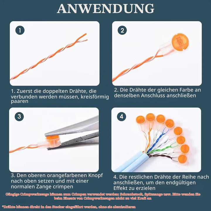 Telefon Kabel Verbinder, CTRICALVER UY/UY2/UR/UR2/UG Einzeladerverbinder Kit, Fettfüllung Telefonlei