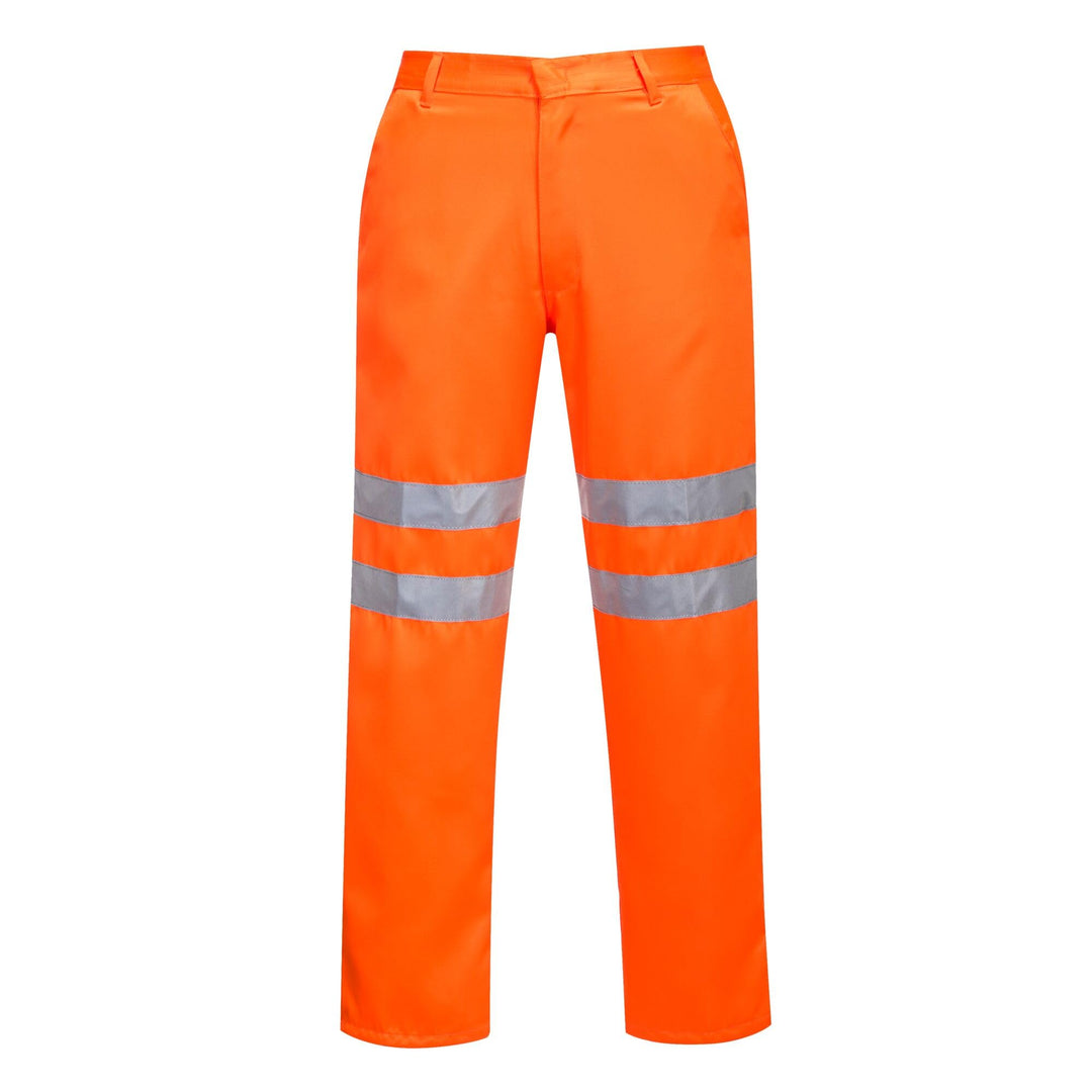 Portwest Warnschutz-Hose aus Polyester-Baumwolle RIS, Grösse: XS, Farbe: Orange, RT45ORRXS XS Orange