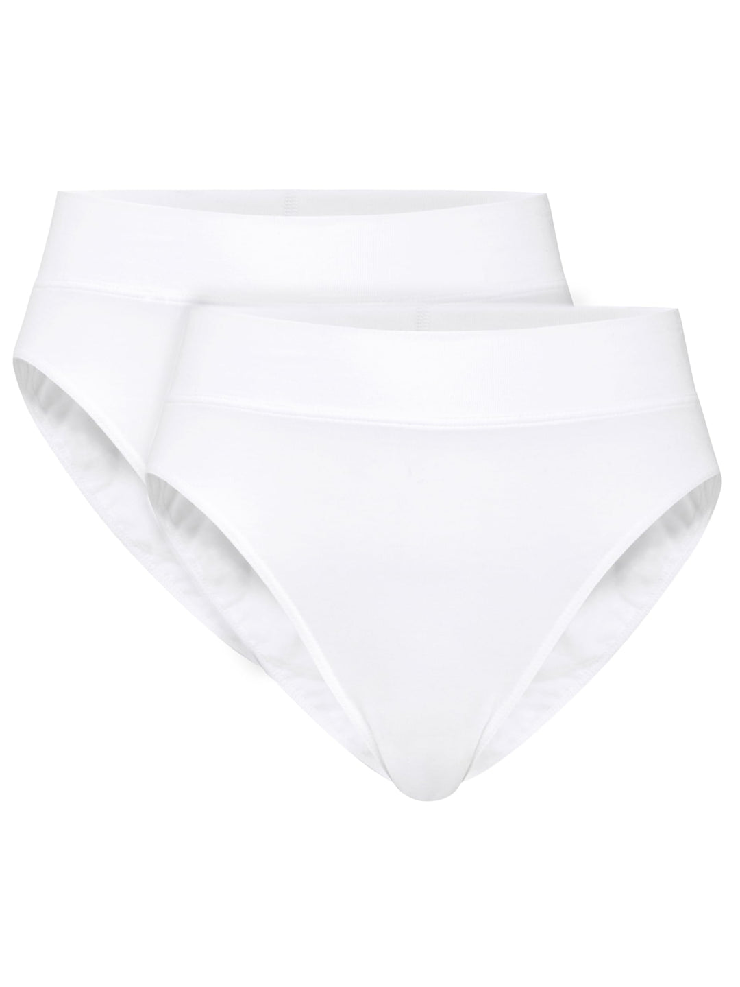 CALIDA Elastic Duopack Slip Damen, im Doppelpack, high Waist 36-38 Weiss, 36-38 Weiß