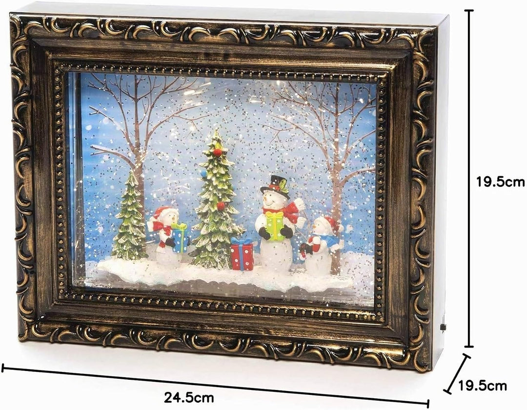Konstsmide 4376-000, braun Braun Schneemann, Braun Schneemann