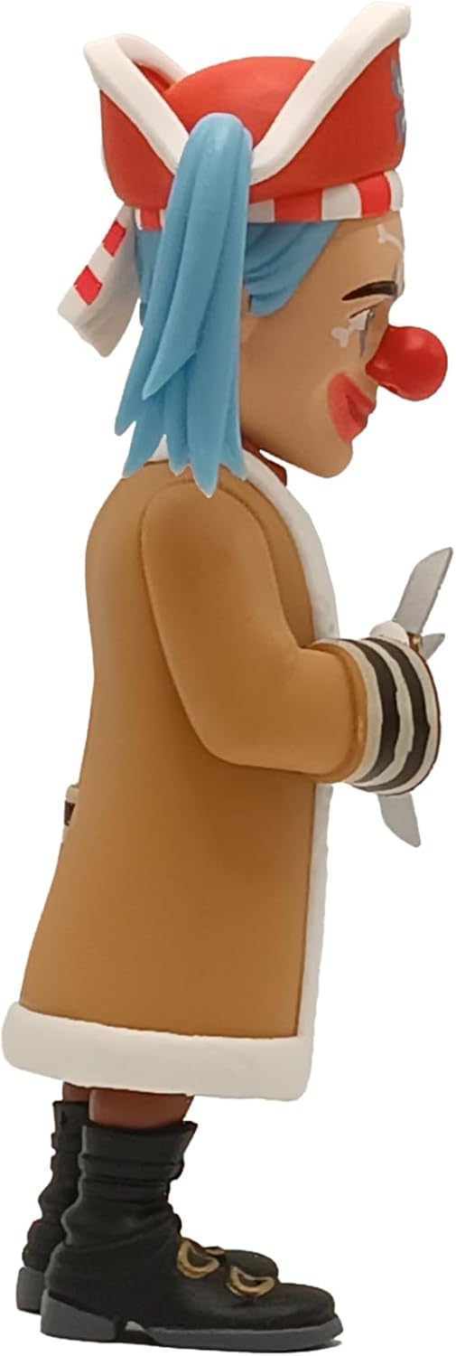 MINIX Bandai Sammelfigur, 12 cm, One Piece, Buggy, Sammlerstücke für Ausstellung, Geschenkidee, Spie