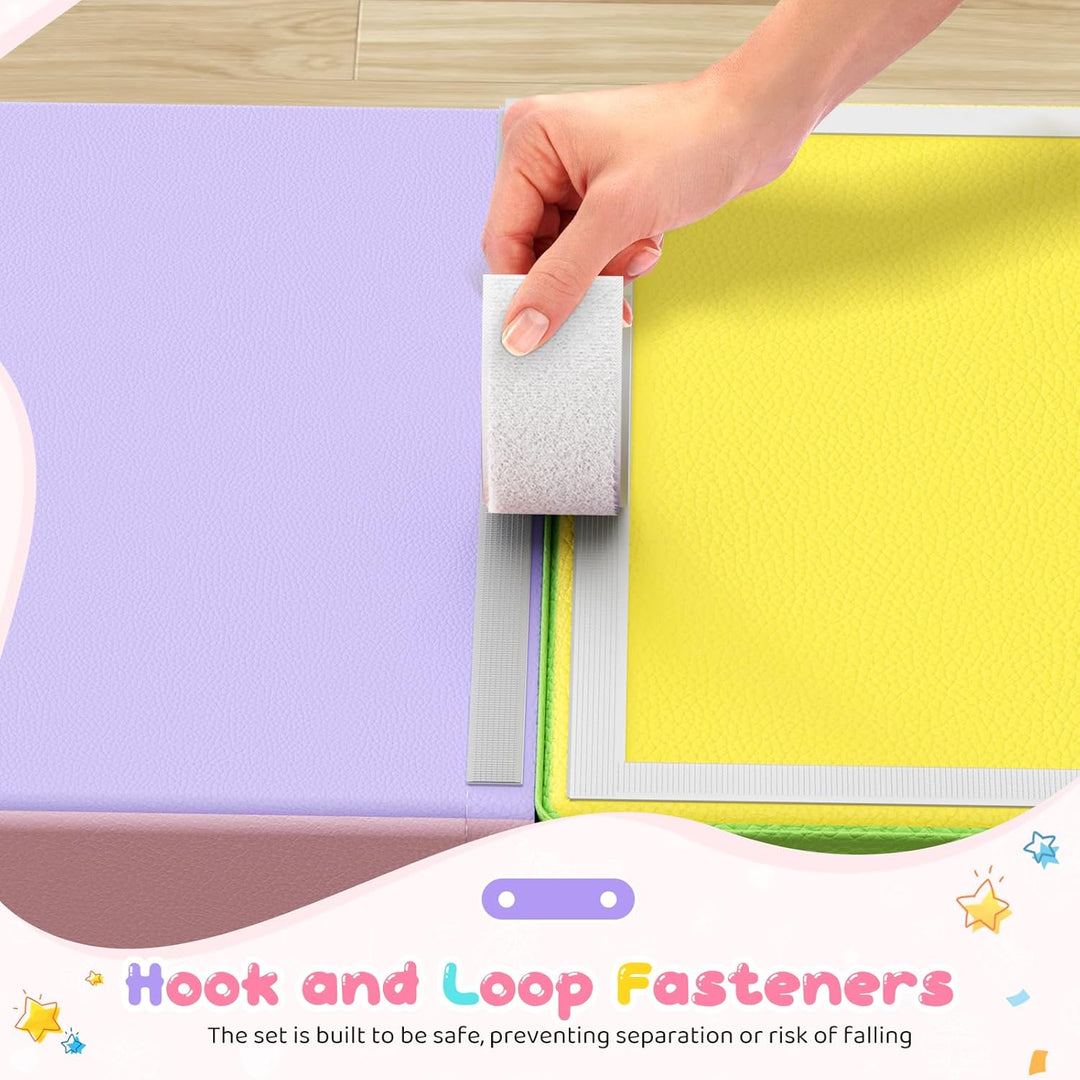 4p-Kletterblock-Set aus weichem Schaumstoff, Sicherheits-Upgrades für Baby-Kletterblöcke, rutschfest