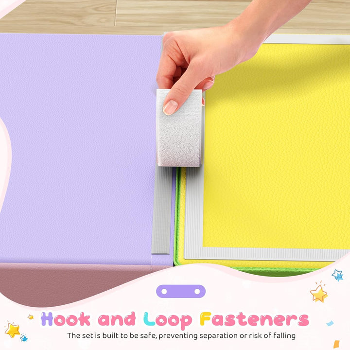 4p-Kletterblock-Set aus weichem Schaumstoff, Sicherheits-Upgrades für Baby-Kletterblöcke, rutschfest