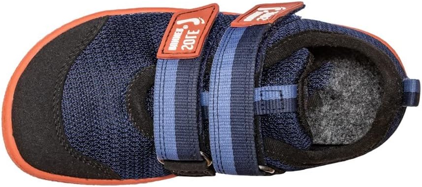 Sole Runner Unisex Kinder Puck 4 Sneaker, Navy Orange, 35 EU