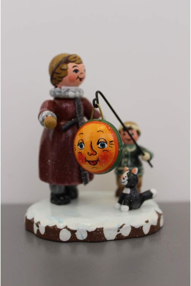 Kleine Figuren & Miniaturen Winterkinder Meine grosse Schwester und ich - 8cm - Hubrig Volkskunst