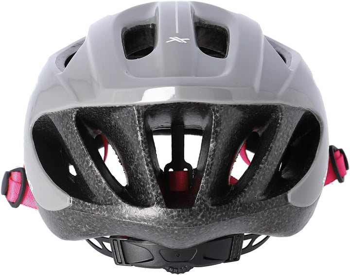 XLC Fahrradhelm BH-C25 grau-pink Gray/Pink 53-58 cm, Gray/Pink 53-58 cm