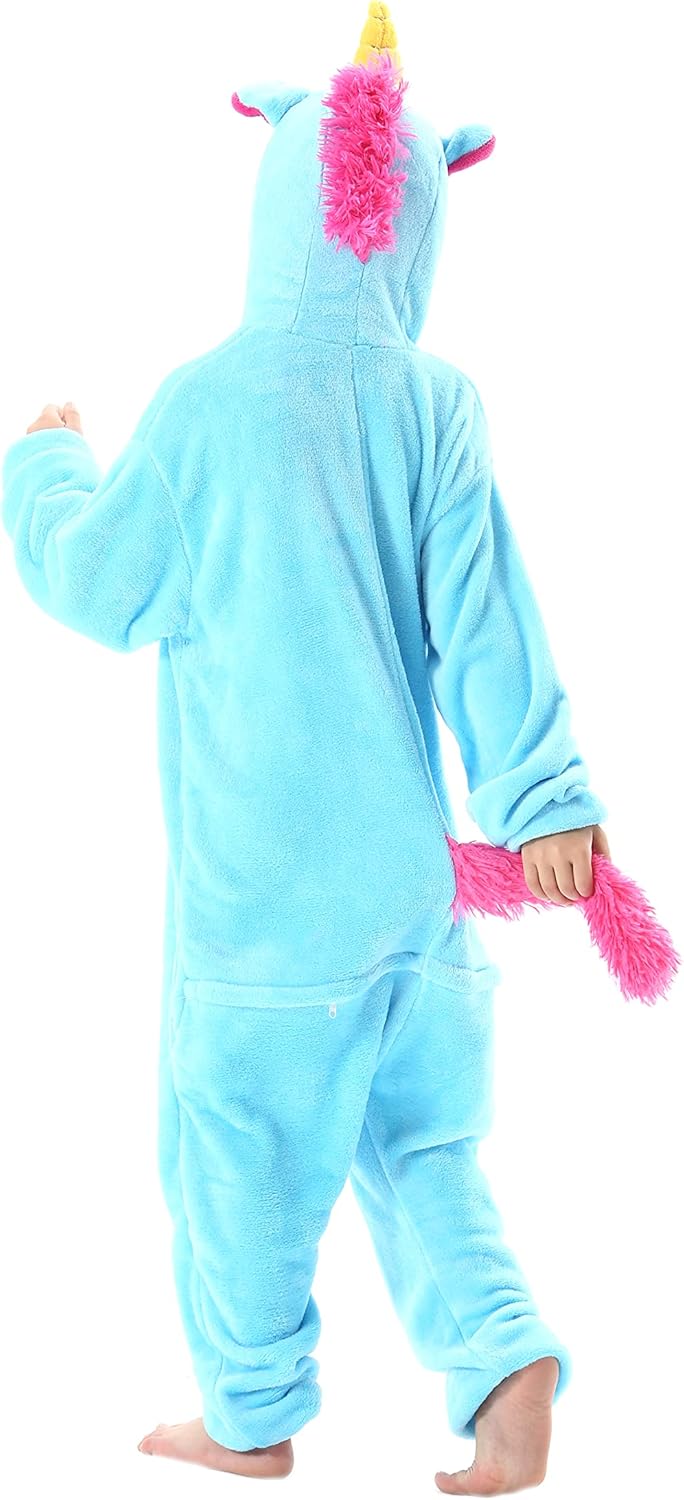 DarkCom Tier Kostüm Onesie Kinder Weihnachten FaschingsKostüm Cosplay Anime Schlafanzu Nachtwäsche X