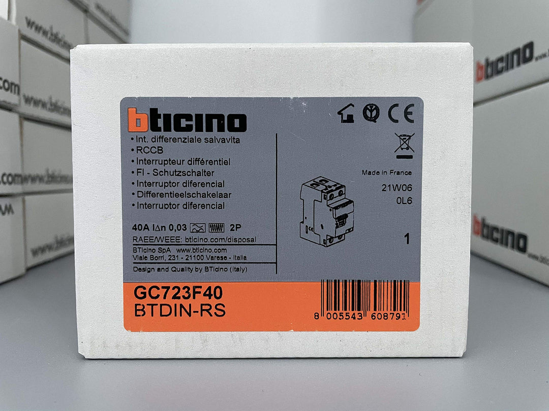 BTDIN - DIFFER PURO F 2P 40A 30MA
