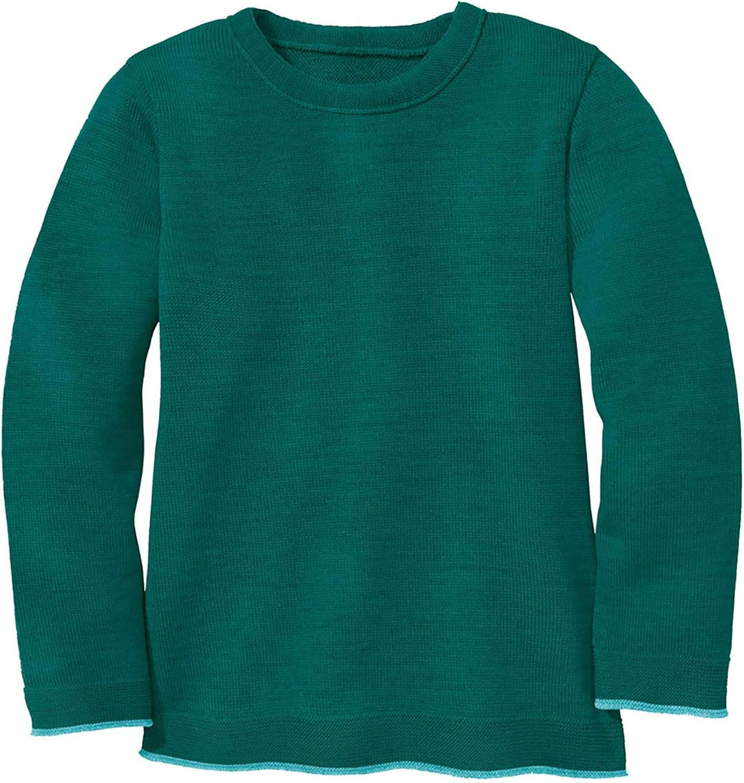 Disana Strick-Pullover, 100% Bio-Merinowolle GOTS, IVN Best | Zeitloses Design | Kleinkind, Kind, Un