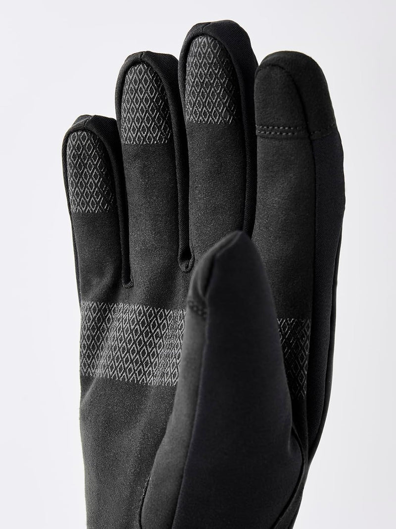 Hestra C-Zone Wasserfeste Winterhandschuhe für kaltes Wetter 8 grau dunkel, 8 grau dunkel