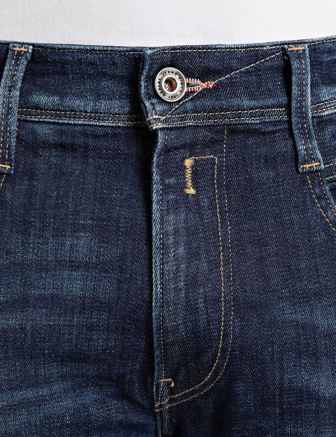 Replay Herren Jeans Anbass Slim-Fit Aged 30W / 34L Dark Blue 007, 30W / 34L Dark Blue 007