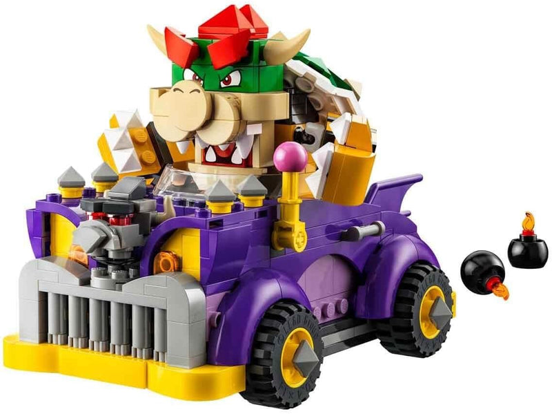 LEGO Super Mario Bowsers Monsterkarre – Erweiterungsset, Auto-Spielzeug mit Bowser-Figur für Jungs u