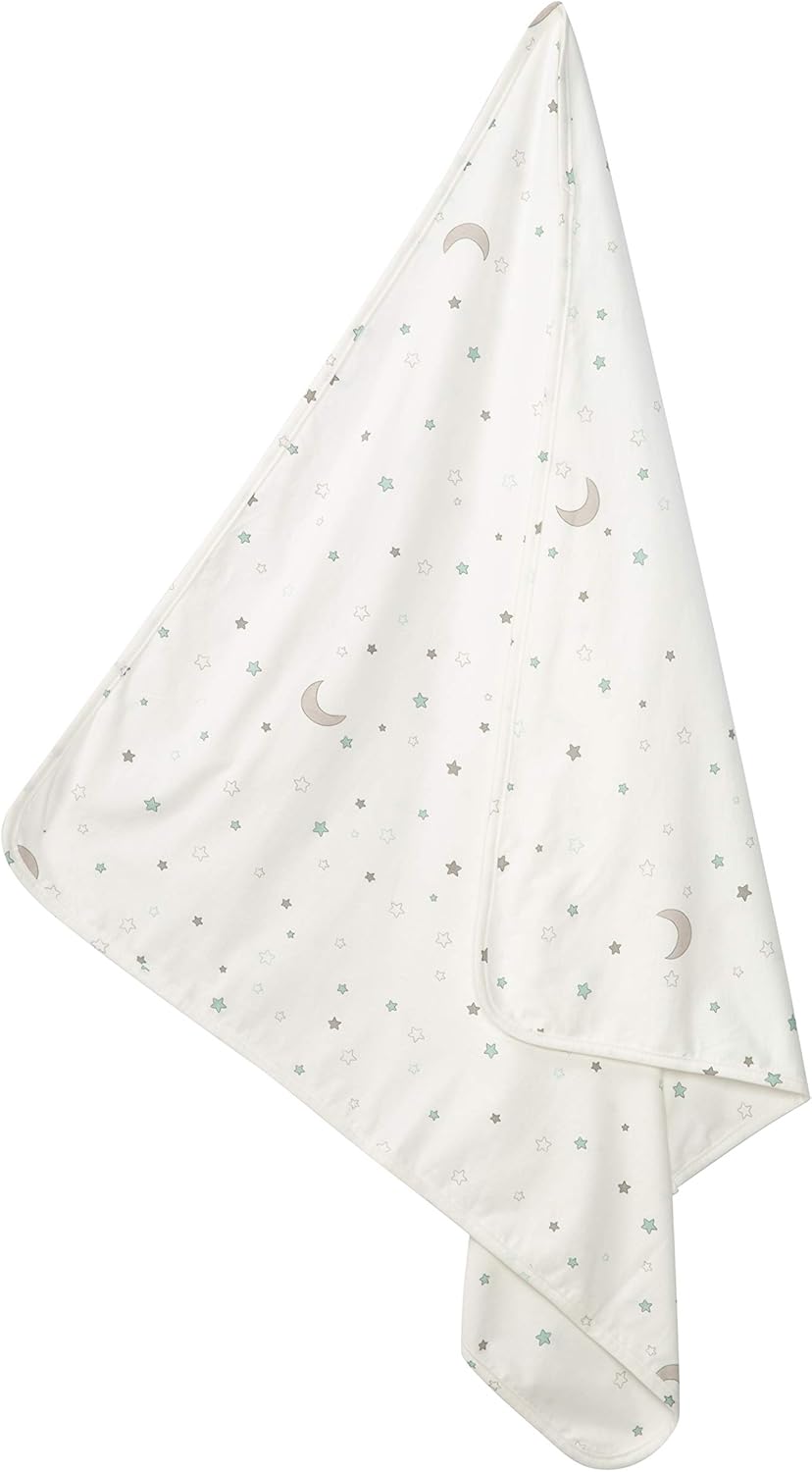 roba Babydecke Sternenzauber - 80 x 80 cm - Jerseydecke aus Baumwolle für Mädchen & Jungen - Kinderw